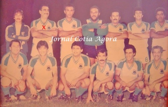 Time de futebol da Câmara em 1983. Zigomar é o segundo em pé, da esquerda para a direita.