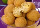 Bolinho de champignon com gorgonzola