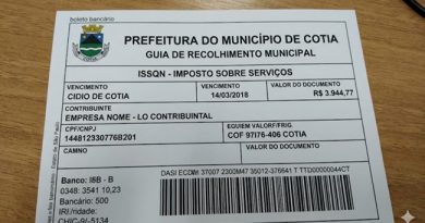 Cotia define as datas de vencimento de taxas e tributos para 2026