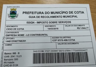 Cotia define as datas de vencimento de taxas e tributos para 2026