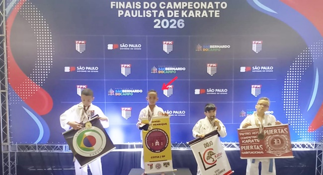 Karatê: Atleta prodígio de Cotia conquista ouro nas finais do Campeonato Paulista