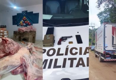 São Roque: Polícia recupera carga de carne roubada e dois são presos São Roque: Polícia recupera carga de carne roubada e dois são presos