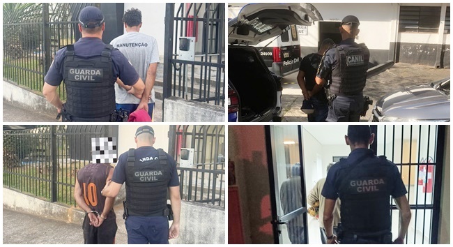 GCM de São Roque captura quatro procurados pela justiça