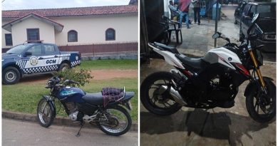 São Roque: Duas motos roubadas são localizadas no bairro do Carmo