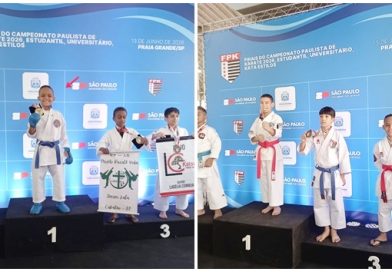 Karateca prodígio de Cotia é campeão paulista estudantil