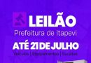 Prefeitura de Itapevi vai promover leilão de carros e bens públicos Prefeitura de Itapevi vai promover leilão de carros e bens públicos
