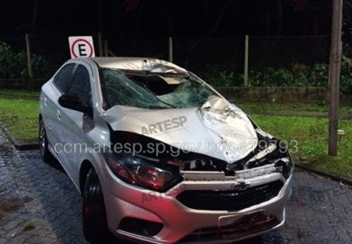 Duas pessoas ficam feridas após carro atropelar cavalo em Vargem Grande Duas pessoas ficam feridas após carro atropelar cavalo em Vargem Grande