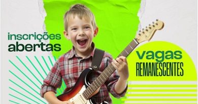 Inscrições para escola de música terminam nesta terça em Vargem Grande Paulista