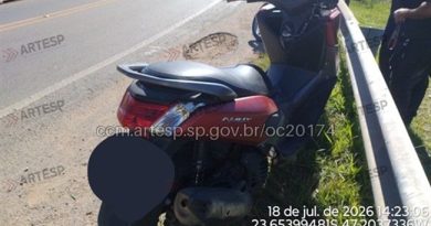 Motoqueiro morre após perder controle da moto na Bunjiro Nakao Motoqueiro morre após perder controle da moto na Bunjiro Nakao