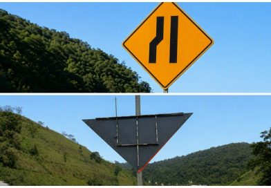 Rodoanel Oeste implanta placas de sinalização dobráveis