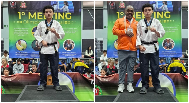 Atleta do taekwondo de Cotia é campeão estadual e garante vaga na Copa do Brasil