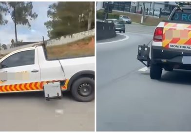 É falso o vídeo que circula nas redes, de carro multando na Raposo Tavares
