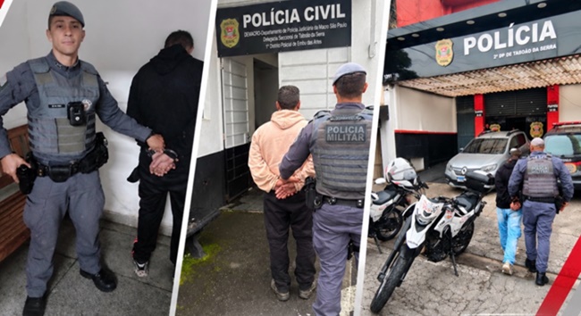 Panorama: Três procurados pela Justiça são capturados na região