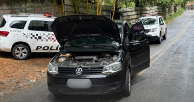Quatro bandidos são presos com carro roubado no limite de Cotia e Itapevi