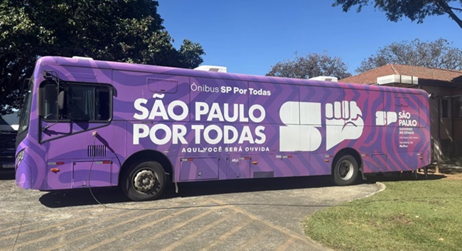Ônibus SP Por Todas traz atendimento às mulheres em Vargem Grande Paulista Ônibus SP Por Todas traz atendimento às mulheres em Vargem Grande Paulista