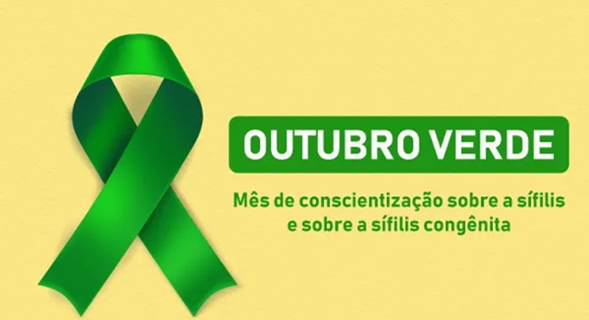 Outubro Verde alerta sobre os cuidados voltados à Sífilis Outubro Verde alerta sobre os cuidados voltados à Sífilis