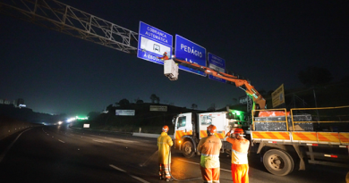 Obras de conservação bloqueiam acessos do Rodoanel neste fim-de-semana Obras de conservação bloqueiam acessos do Rodoanel neste fim-de-semana